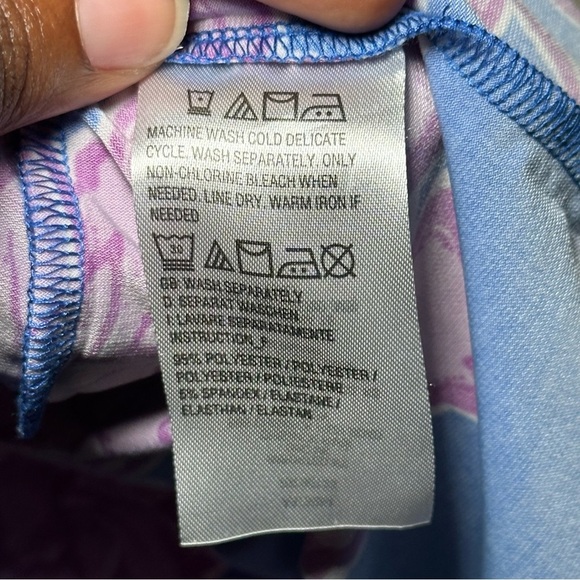 Bob Mackie Artsy Tropical Floral Blouse 3X - Picture 10 of 14